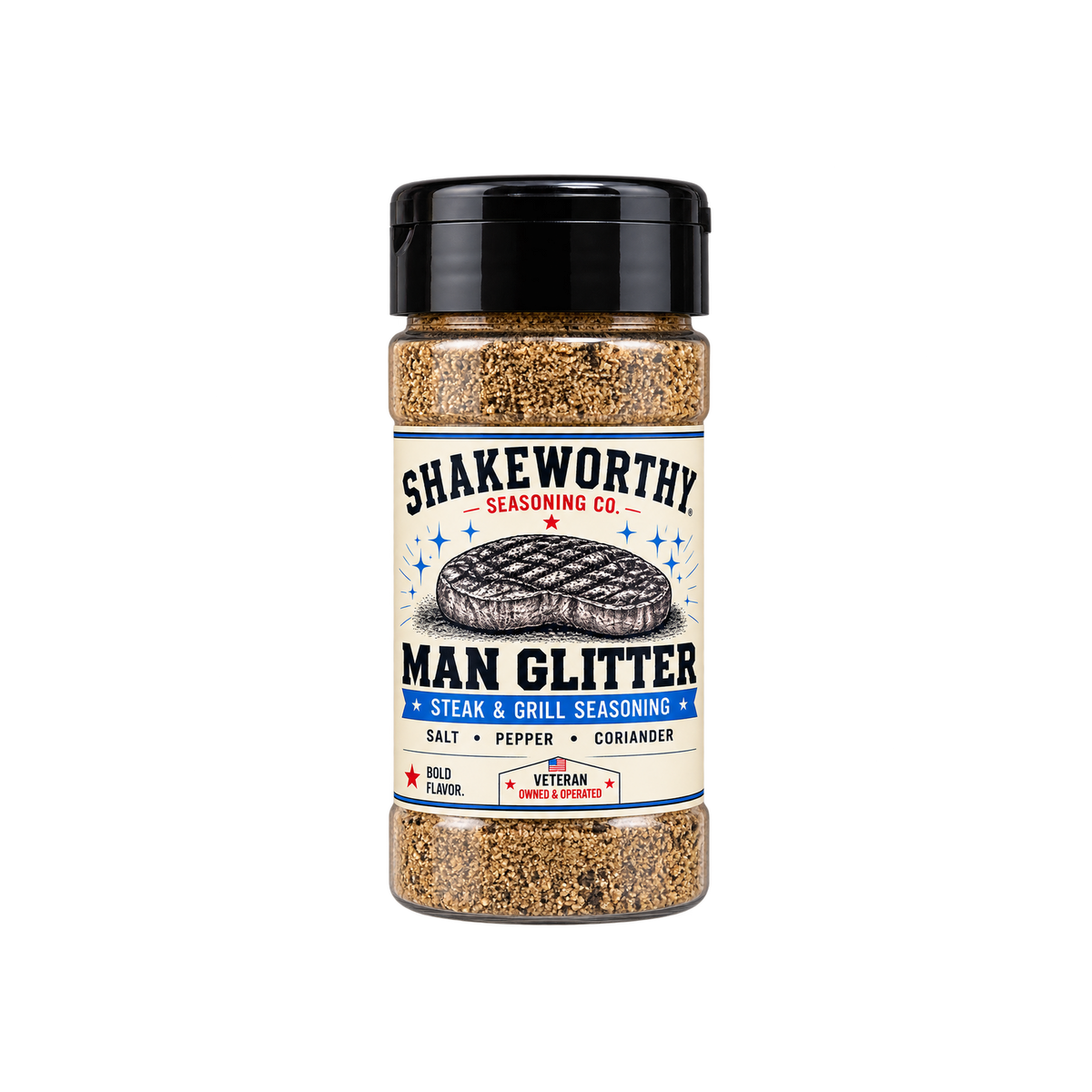 Man Glitter Steak Seasoning
