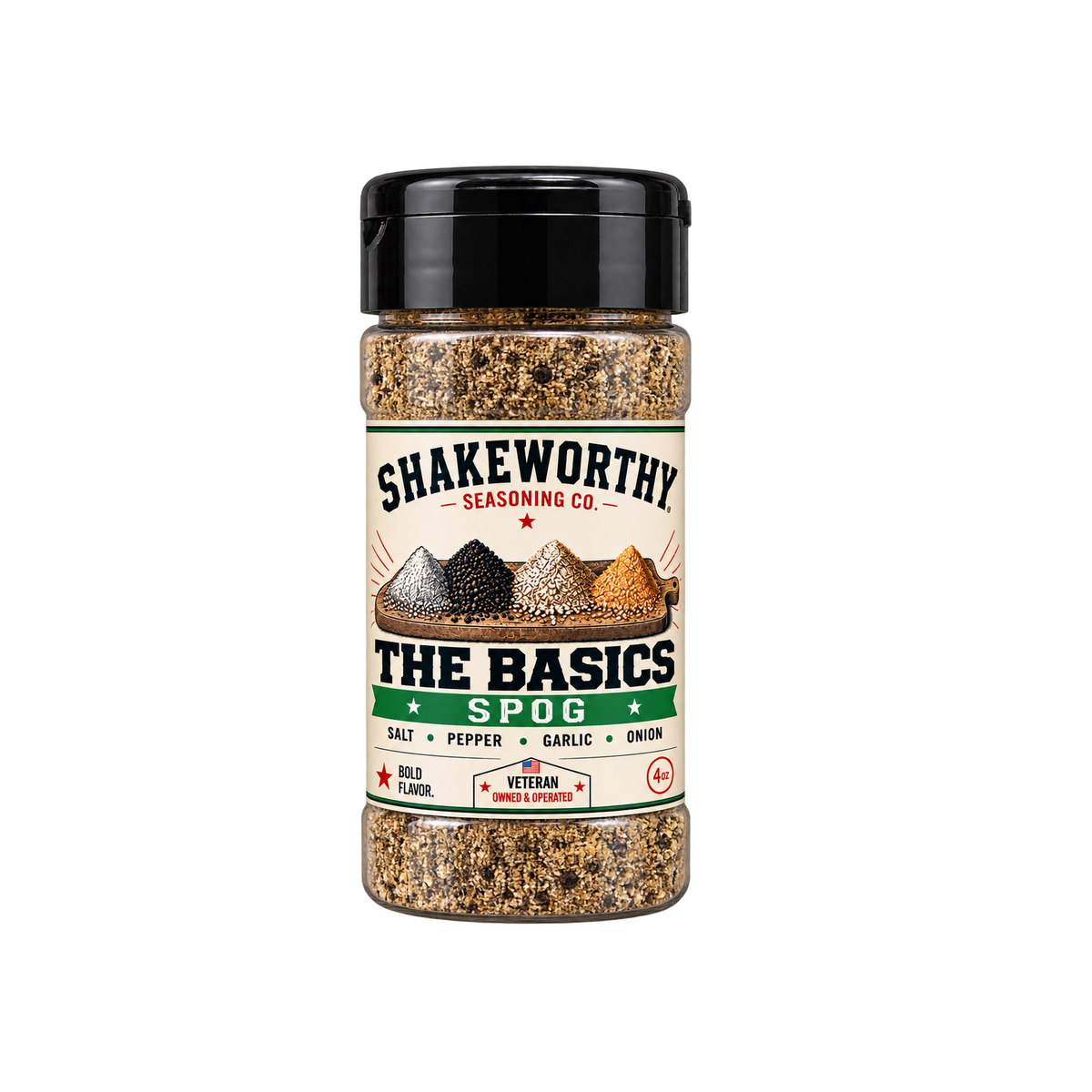 The Basics Salt, Pepper & Garlic Seasoning